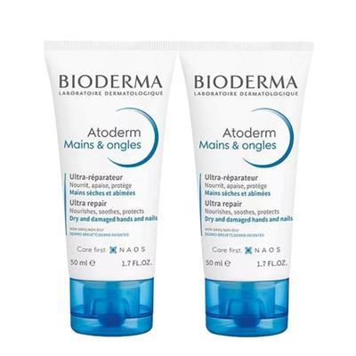 Bioderma Atoderm Mains&ongles Hand&Nail Cream 50ml 2'li paket