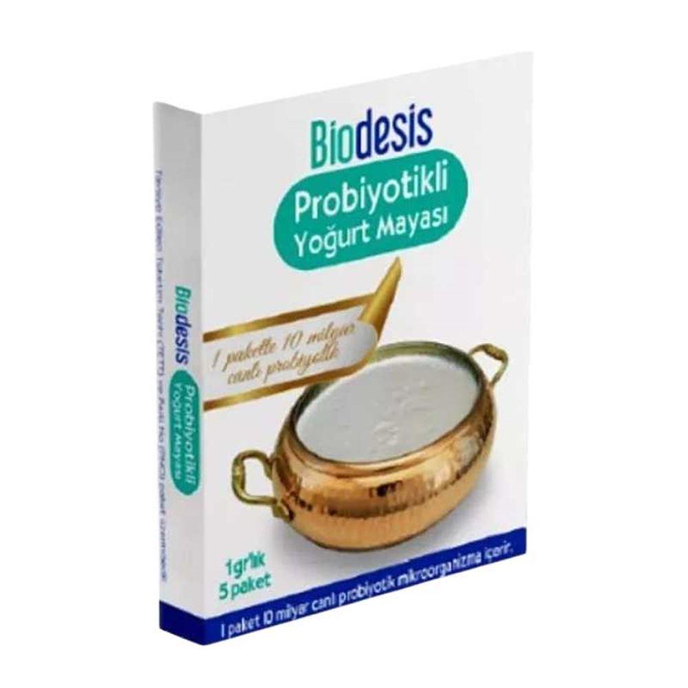 Biodesis Probiyotikli Yoğurt Mayası 1 Gramlık 5 li Paket