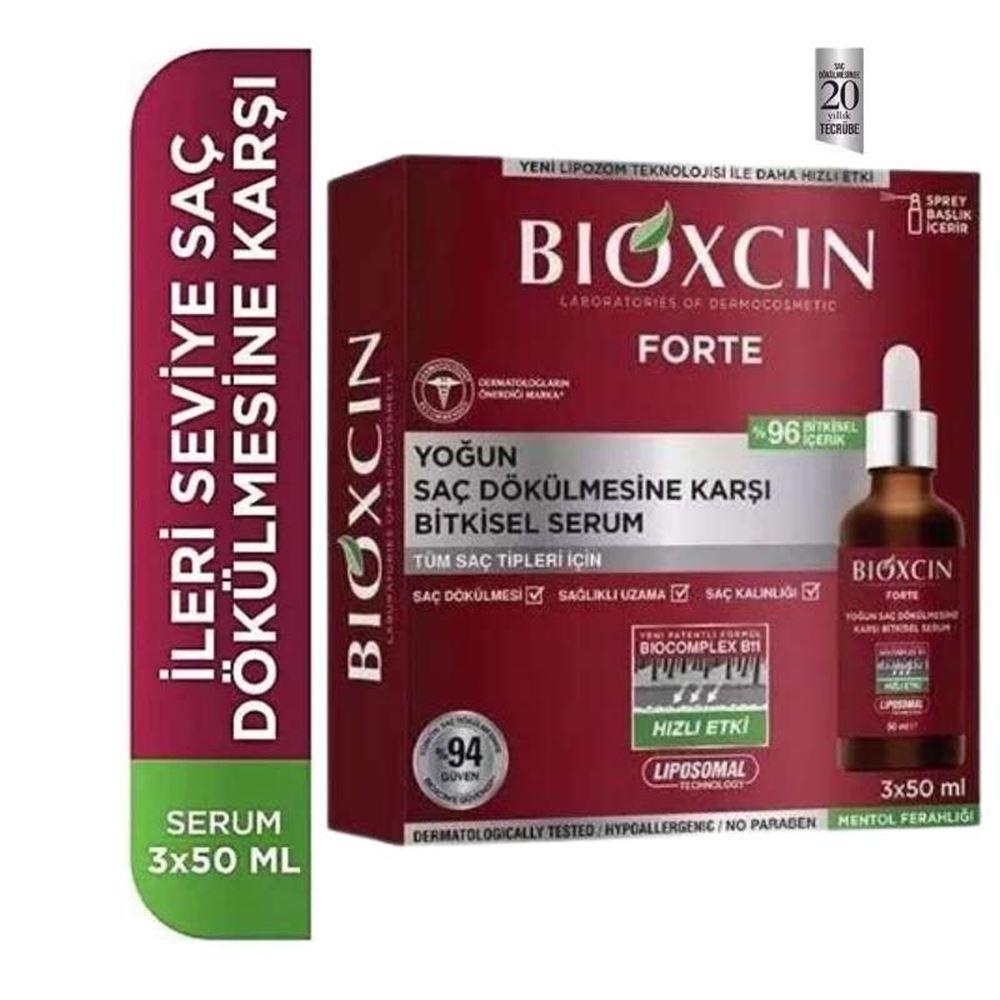 Bioxcin Forte Yoğun Saç Dökülmesine Karşı Serum 3x50 ml
