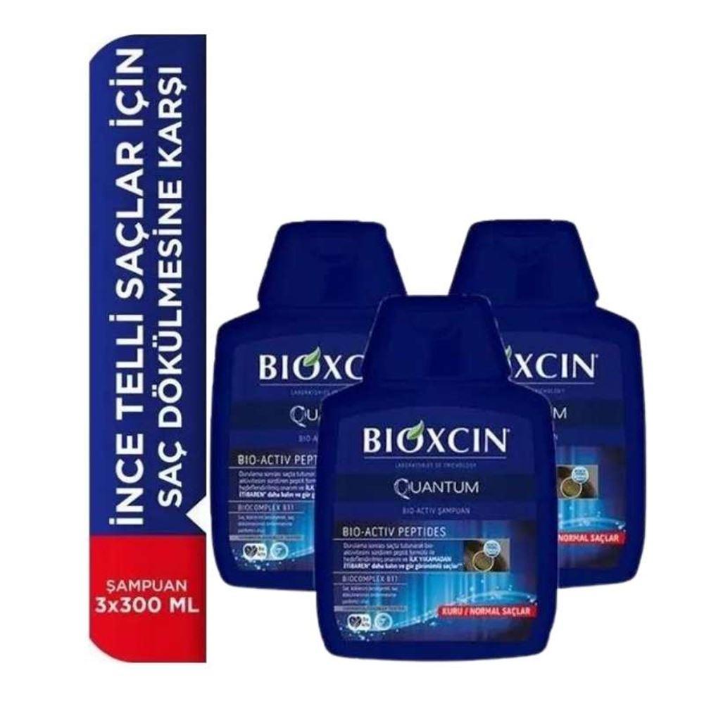 Bioxcin Quantum Şampuan 3 Al 2 Öde (Kuru-Normal Saçlar) 3*300ml