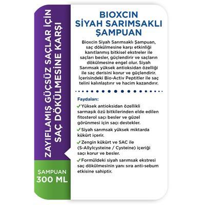 Bioxcin Siyah Sarımsak Şampuanı 300 ml | Güçsüz Saçlar