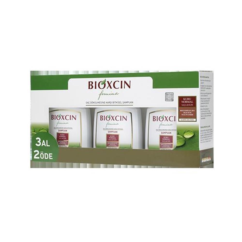 Bioxcin Femina Şampuan 3 Al 2 Öde Kuru Normal Saçlar 3*300ml