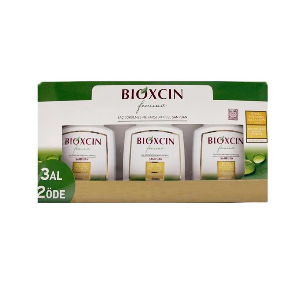 Bioxcin Femina Şampuan 3 Al 2 Öde Boyalı Yıpranmış Saçlar 3*300ml
