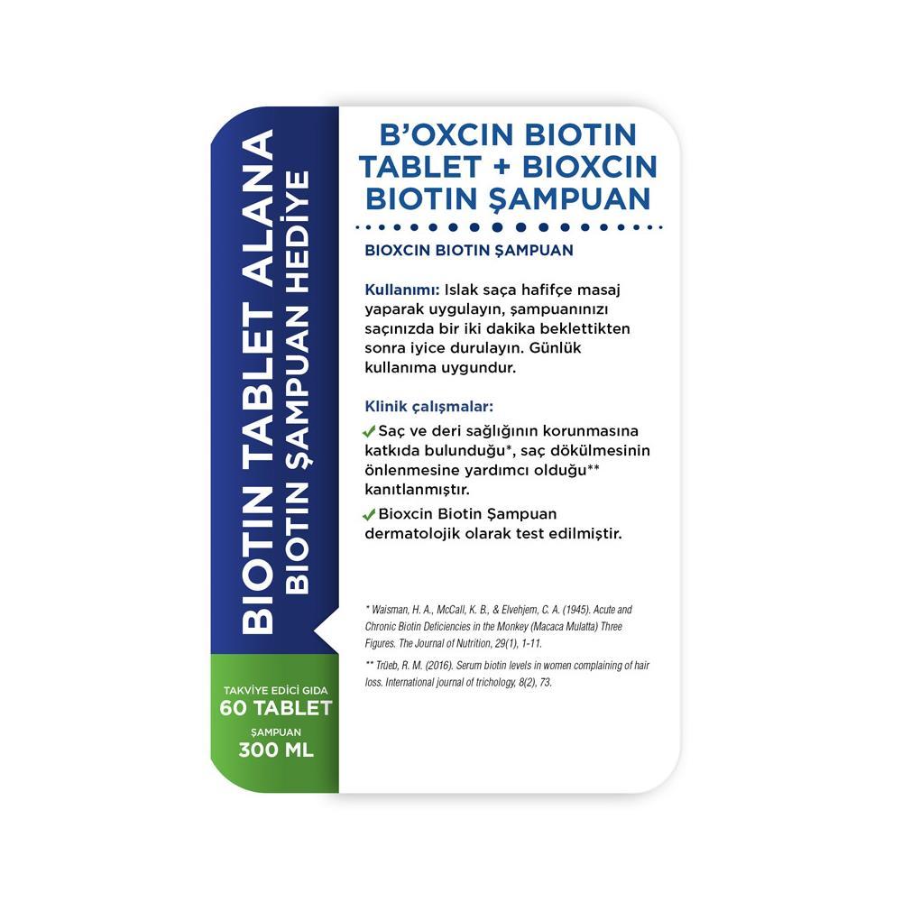 Bioxcin Biotin Şampuan & Biotin Tablet AVANTAJLI SET