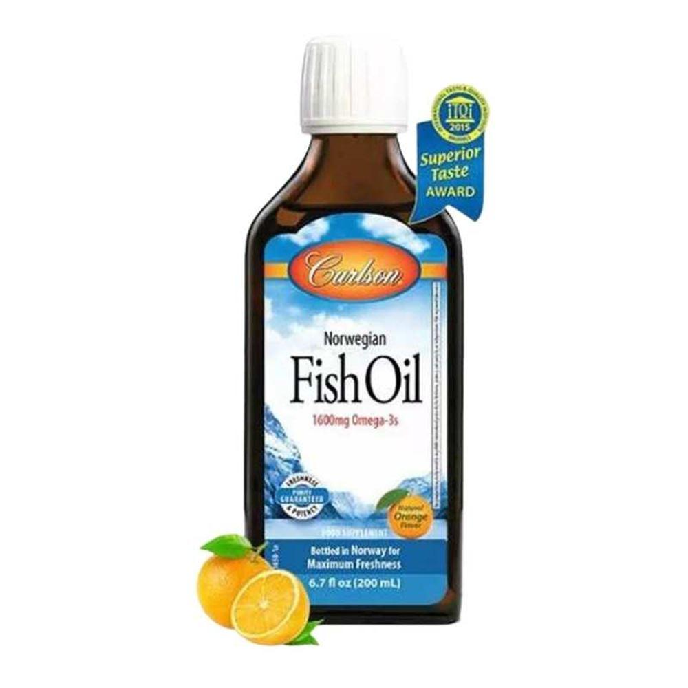 Carlson Fish Oil Omega 3 Liquid Şurup Limon 200 ml