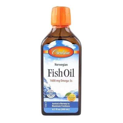 Carlson Fish Oil Omega 3 Liquid Şurup Portakal 200 ml