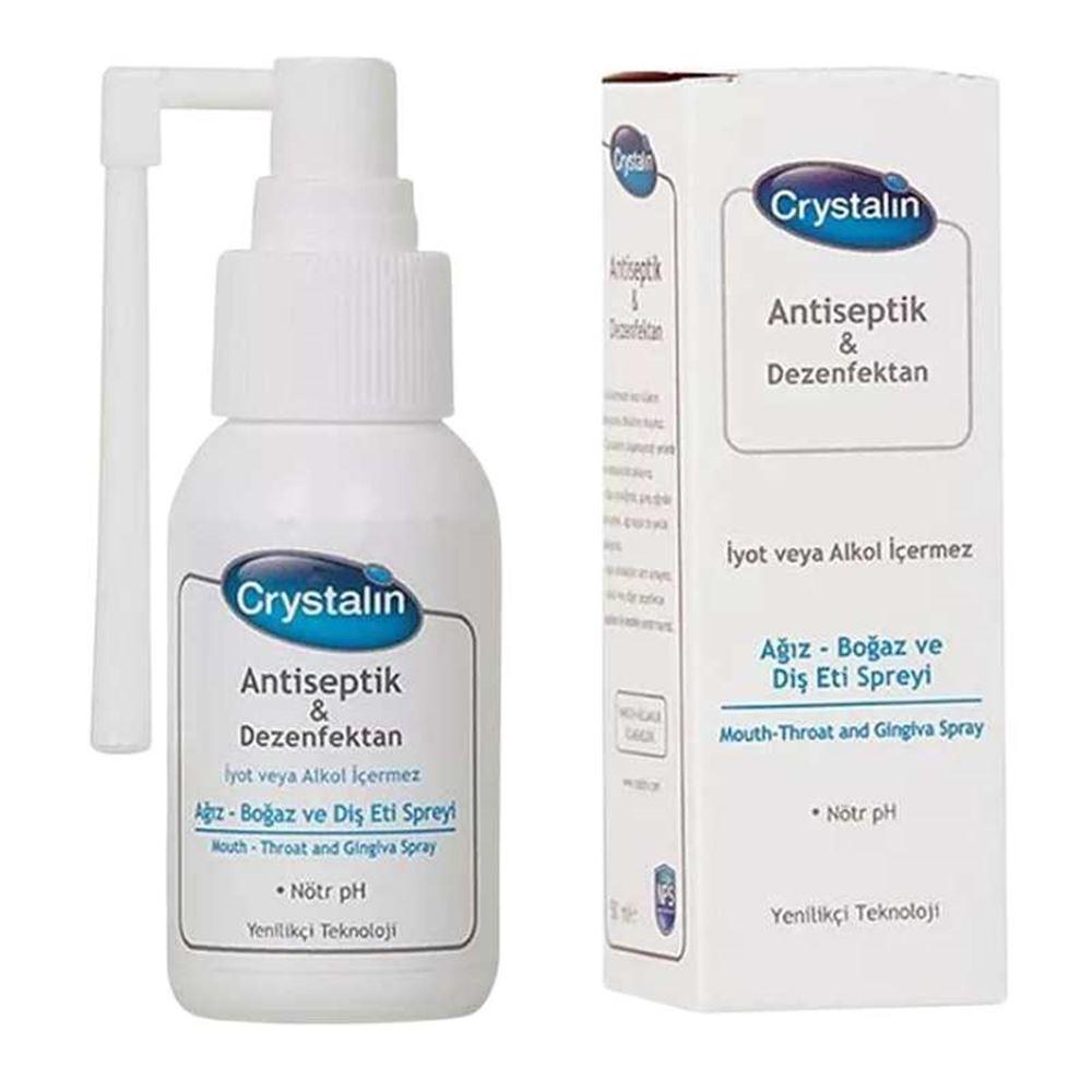 Crystalin Antiseptik Dezenfektan Solüsyonu 50ml