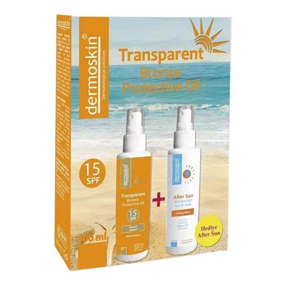 Dermoskin Sun Transparan 15 Spf Hediyeli Paket 100 ml