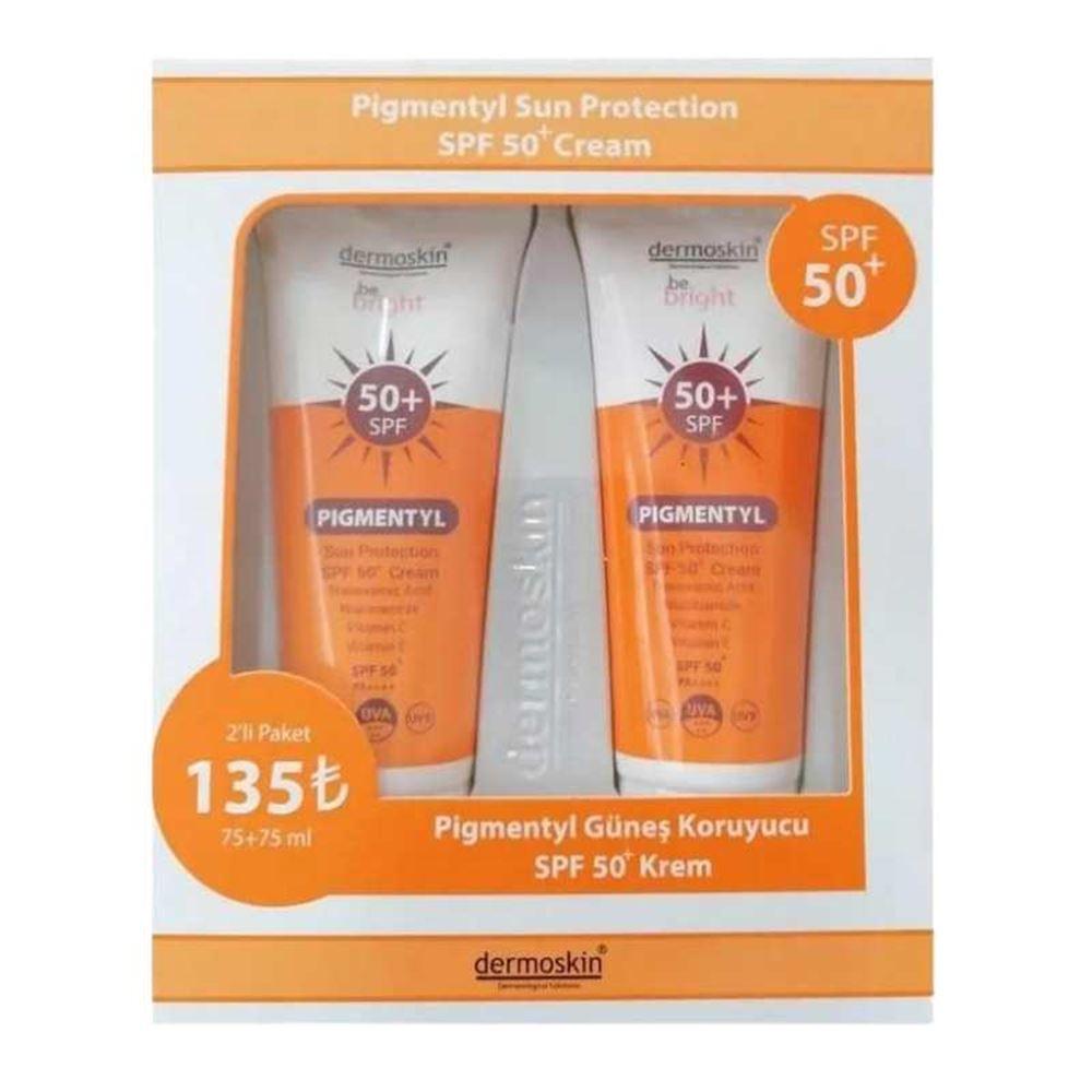 Dermoskin Be Bright Pigmentyl Sun Protection Spf 50+ Güneş Kremi 75 ml Kofre
