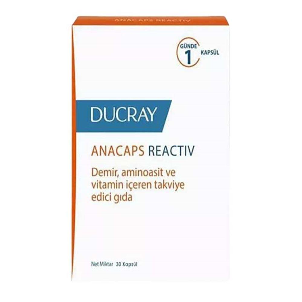 Ducray Anacaps Reactiv 30 Kapsül Besleyici Gıda Takviyesi
