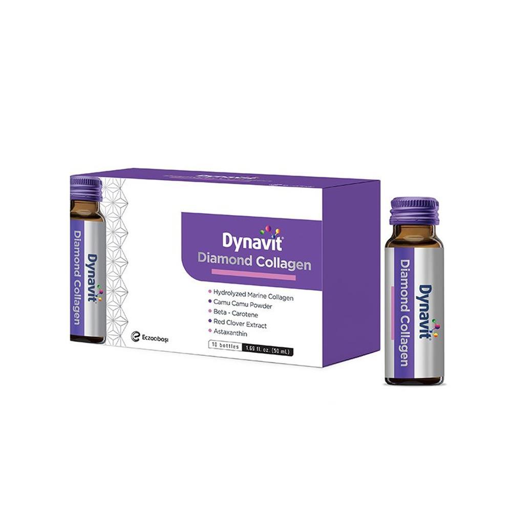 Dynavit Diamond Collagen Kolajen Takviye Edici Gıda 10 Şişe 50 ML