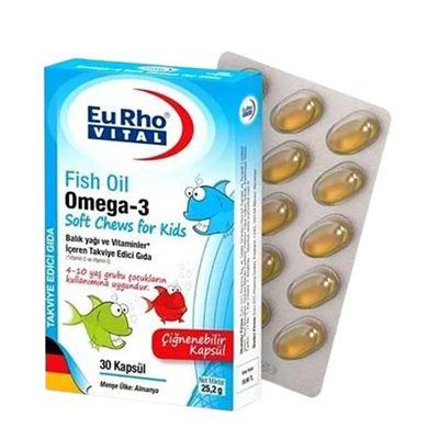 Eurho Vital Omega-3 Soft Kids Çiğneme 30 Kapsül
