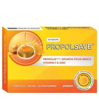 KeyDrops Propolsave  Propolis & C Vitamini & Çinko Pastil