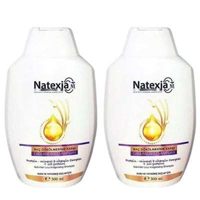 Natexia Dökülme Karşıtı Canlandırıcı Şampuan 300 ml İKİLİ PAKET