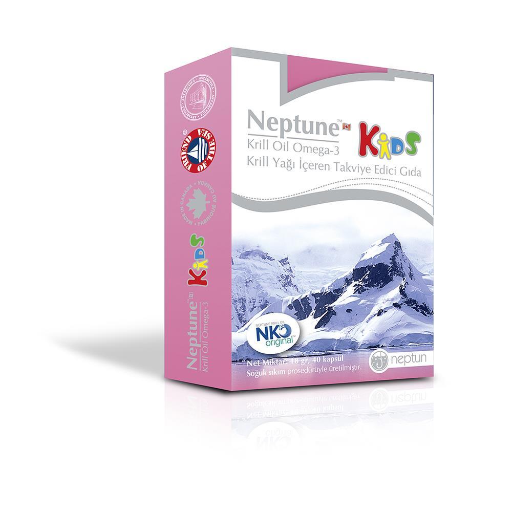 Neptün Neptune Krill Oil Omega-3 Çocuk Mini 40 Kapsül
