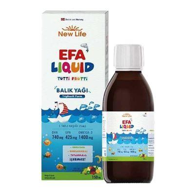 New Life Efa Liquid Omega 3 Tutti Frutti Balık Yağı 150 ml Şurup