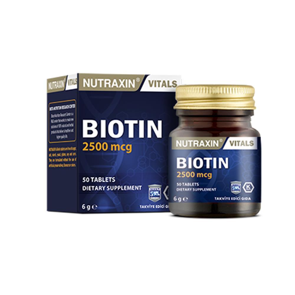 Nutraxin Biotin 2500 Mcg 50 Tb