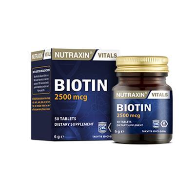 Nutraxin Biotin 2500 Mcg 50 Tb