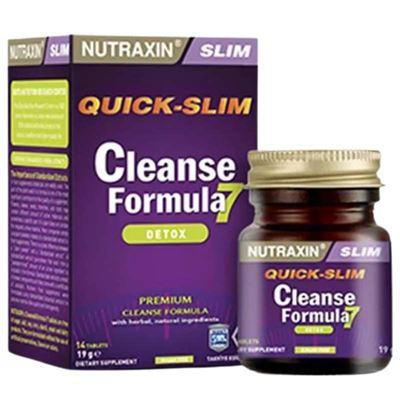 Nutraxin Quick Slim Cleanse Formula 7 14 Tablet Qs