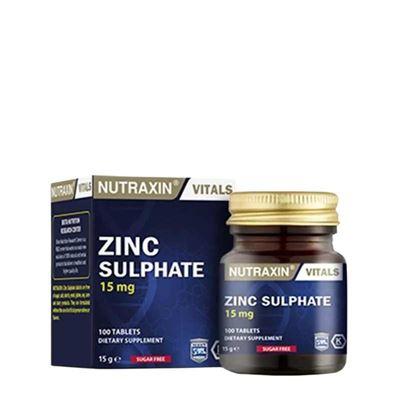 Nutraxin Zinc Çinko 15 Mg 100 Tablet