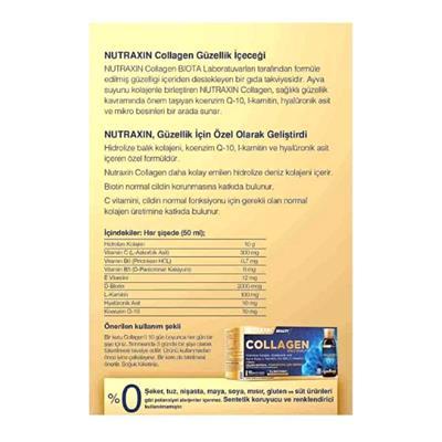 Nutraxin Gold Collagen 10x50 ml Kolajen İçeren Takviye Edici Gıda