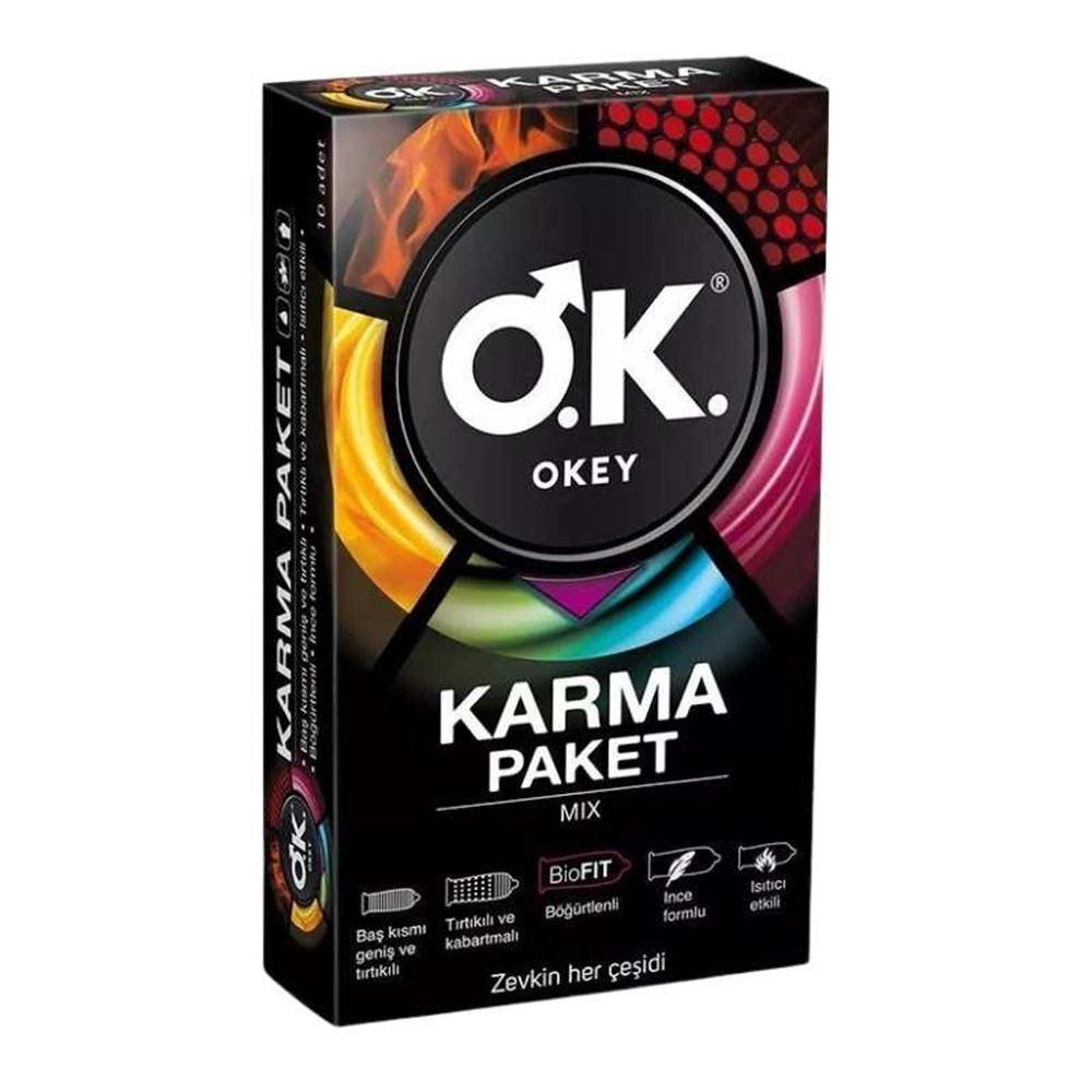 Okey Karma Paket 10'lu Prezervatif