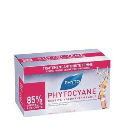 Phyto Phytocyane Kadın Tipi Dönemsel Saç Dökülmesine Karşı Etkili Ampul 12*7,5ml