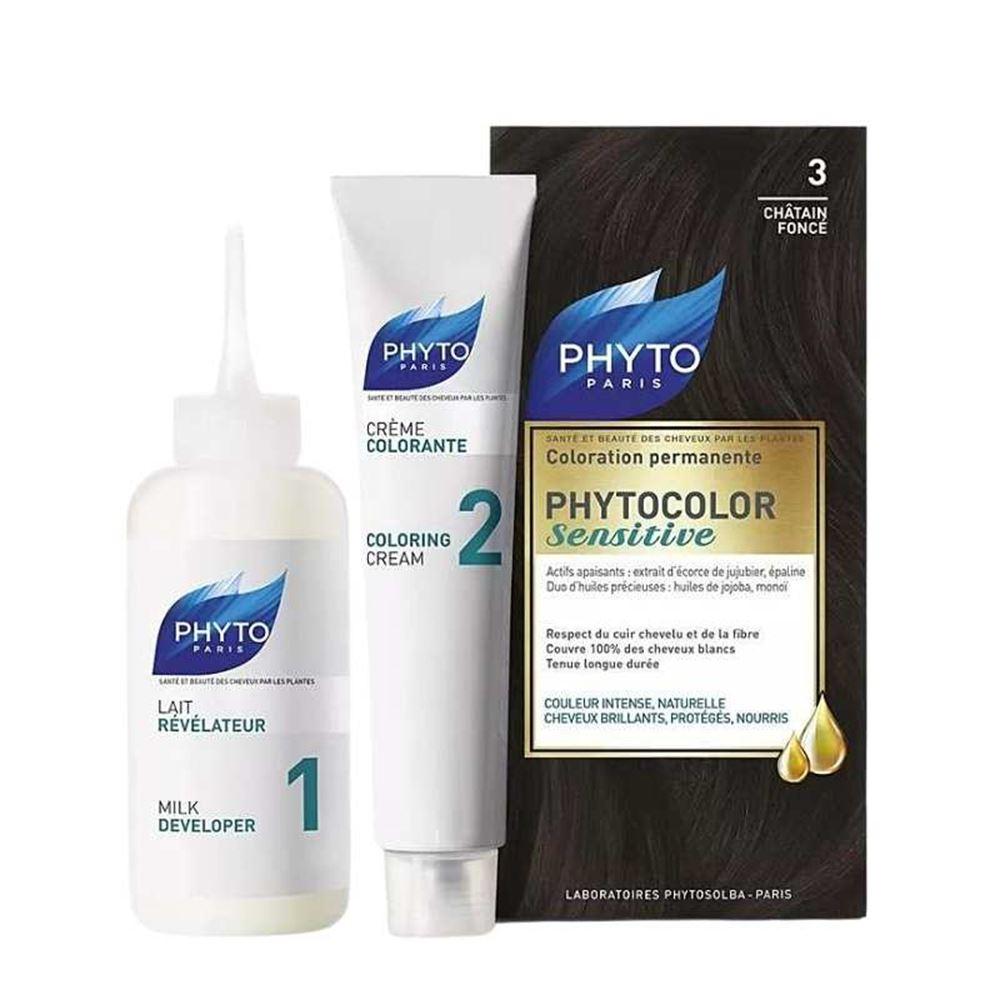 Phytocolor Sensitive 3 Hassas Saç Boyası Renk Koyu Kestane Kit