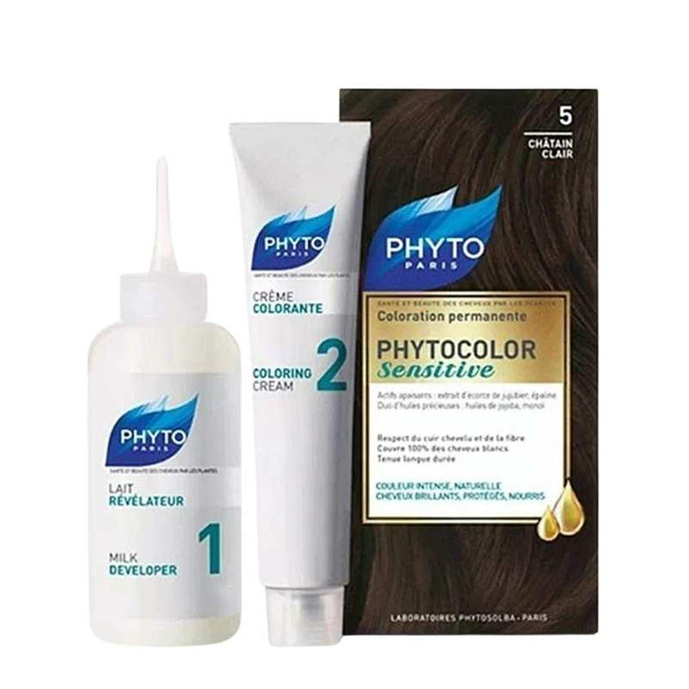 Phytocolor Sensitive 5 Hassas Saç Boyası Renk Açık Kahve Kestane Kit