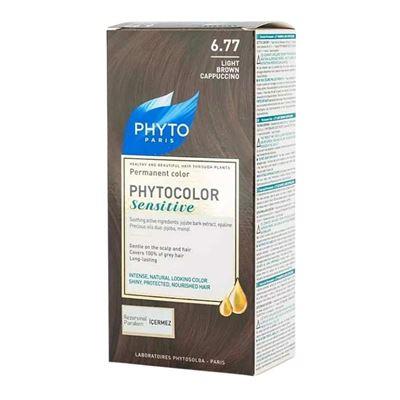 Phytocolor Sensitive 6.77 Hassas Saç Boyası Renk Açık Cappucino Kestane Kit