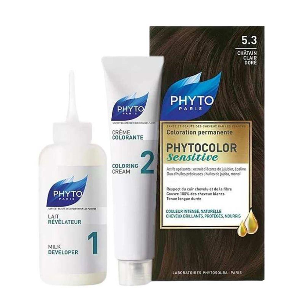 Phytocolor Sensitive 5.3 Hassas Saç Boyası Renk Dore Açık Kestane Kit