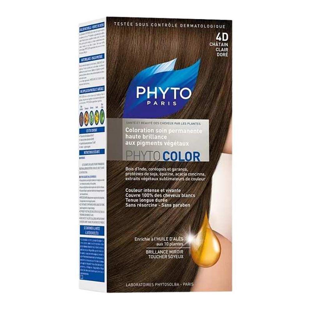 Phytocolor 4D Saç Boyası Renk Dore Açık Kestane Kit