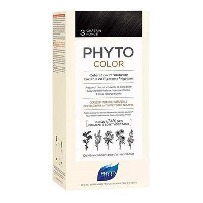 Phyto Phytocolor 3 Dark Brown (Koyu Kestane) Bitkisel Saç Boyası