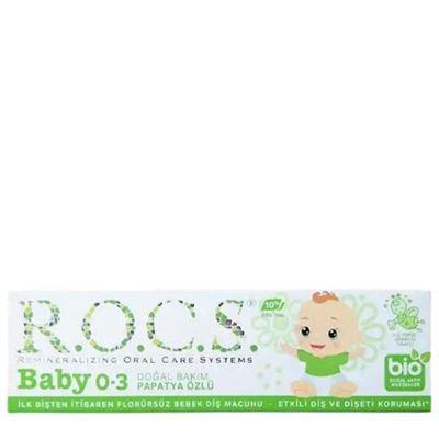 Rocs Baby 0-3 Yaş Diş Macunu Papatya Özlü