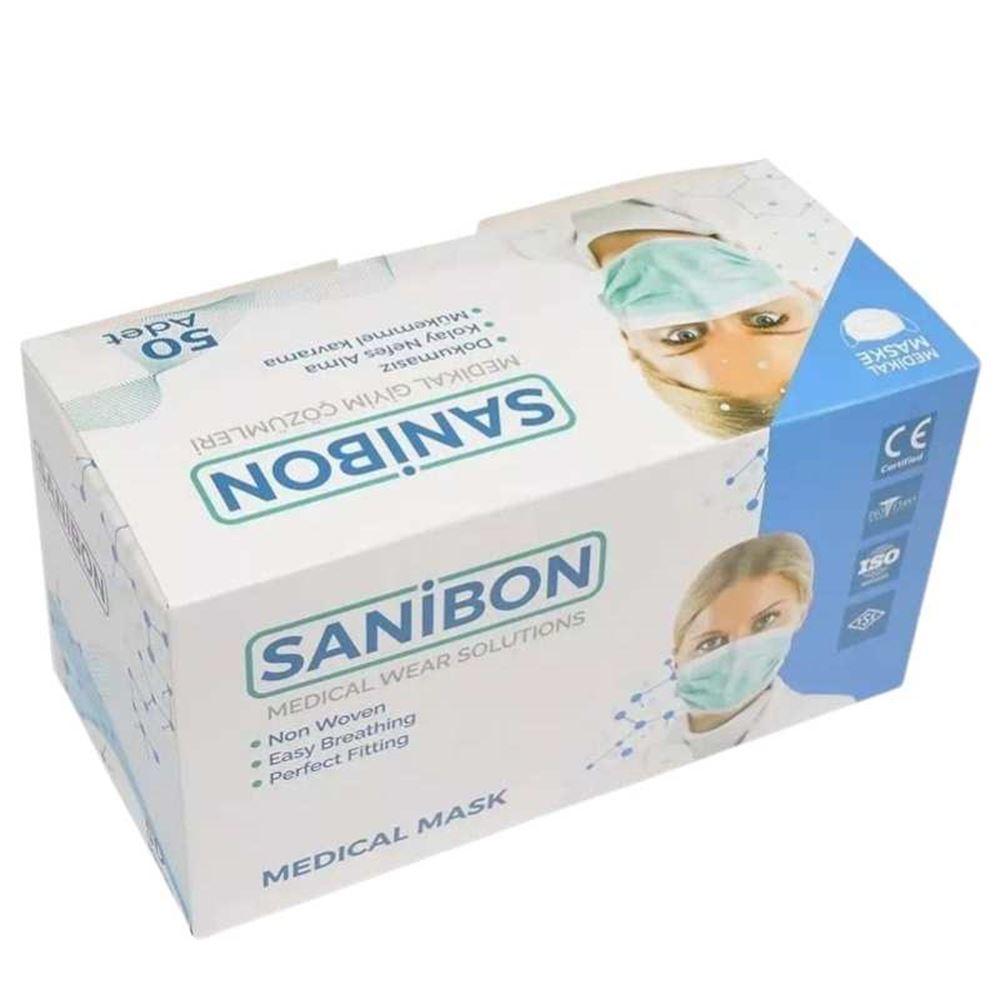 Sanibon Telli Medikal Maske 50 li Paket