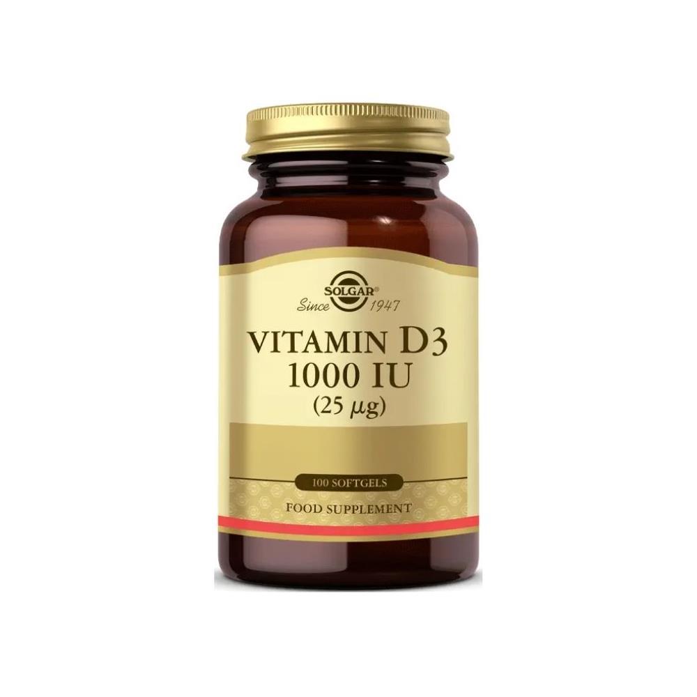 Solgar Vitamin D3 1000iu 100 Softgel