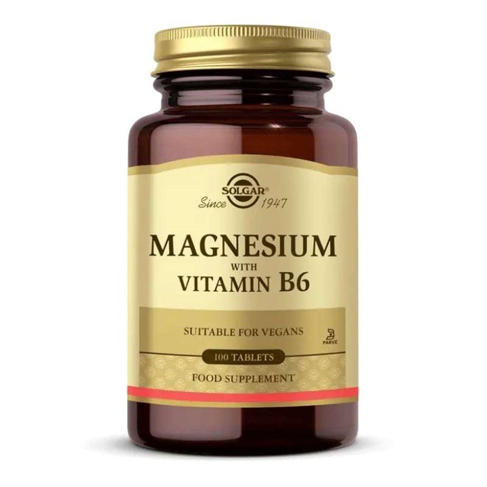 Solgar Magnesium Ve Vitamin B6 100 Tablet