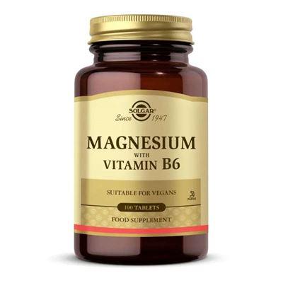Solgar Magnesium Ve Vitamin B6 100 Tablet