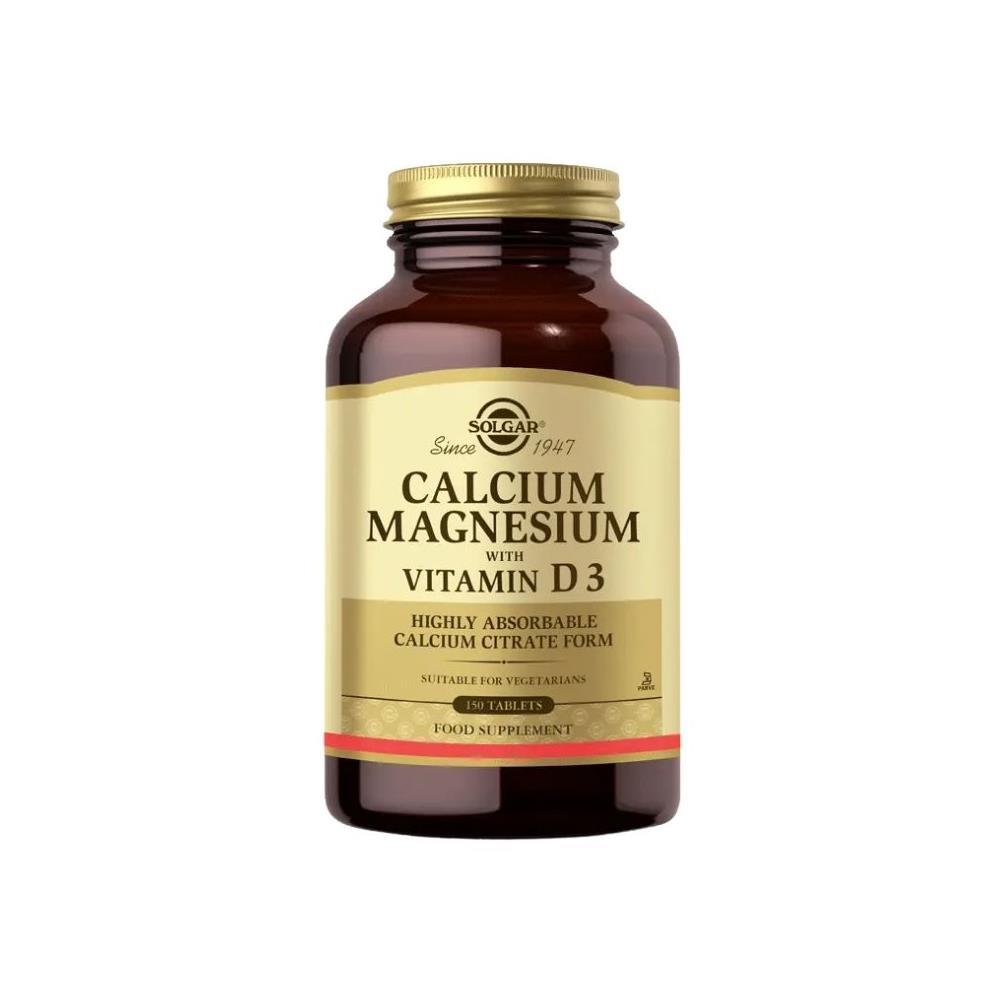 Solgar Calcium Magnesium Vit-D3 150 Tablet