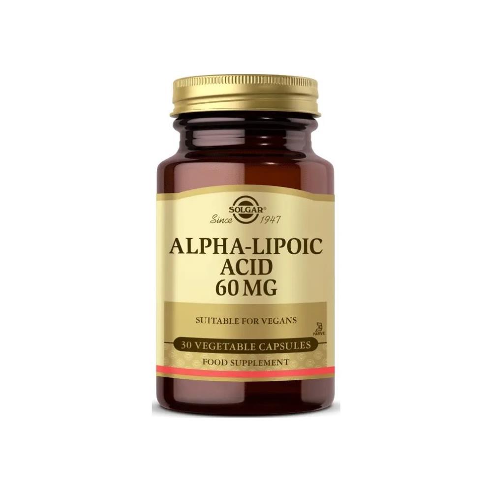 Solgar Alpha Lipoic Asit 60 mg 30 Kapsül