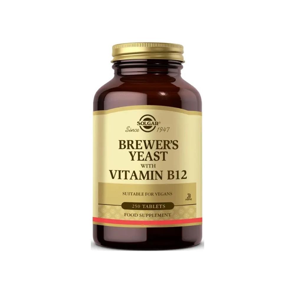 Solgar Brewers Yeast With Vitamin B12 250 Tablet