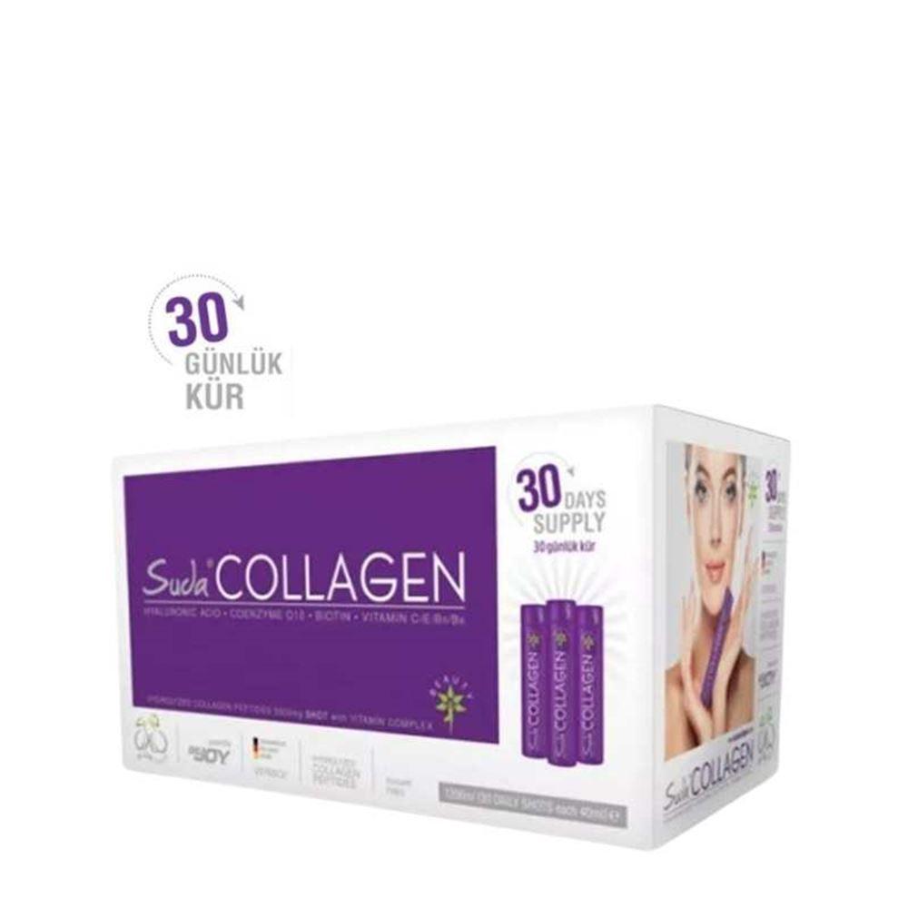 Suda Collagen Erik Aromalı Kolajen Takviye Edici Gıda 30x40 ml