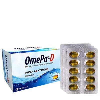 Tab Omepa-D Omega 3 & Vitamin D  50 Yumuşak Kapsül