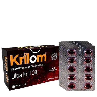 Tab İlaç Ultra Krill Oil 30 Yumuşak Kapsül