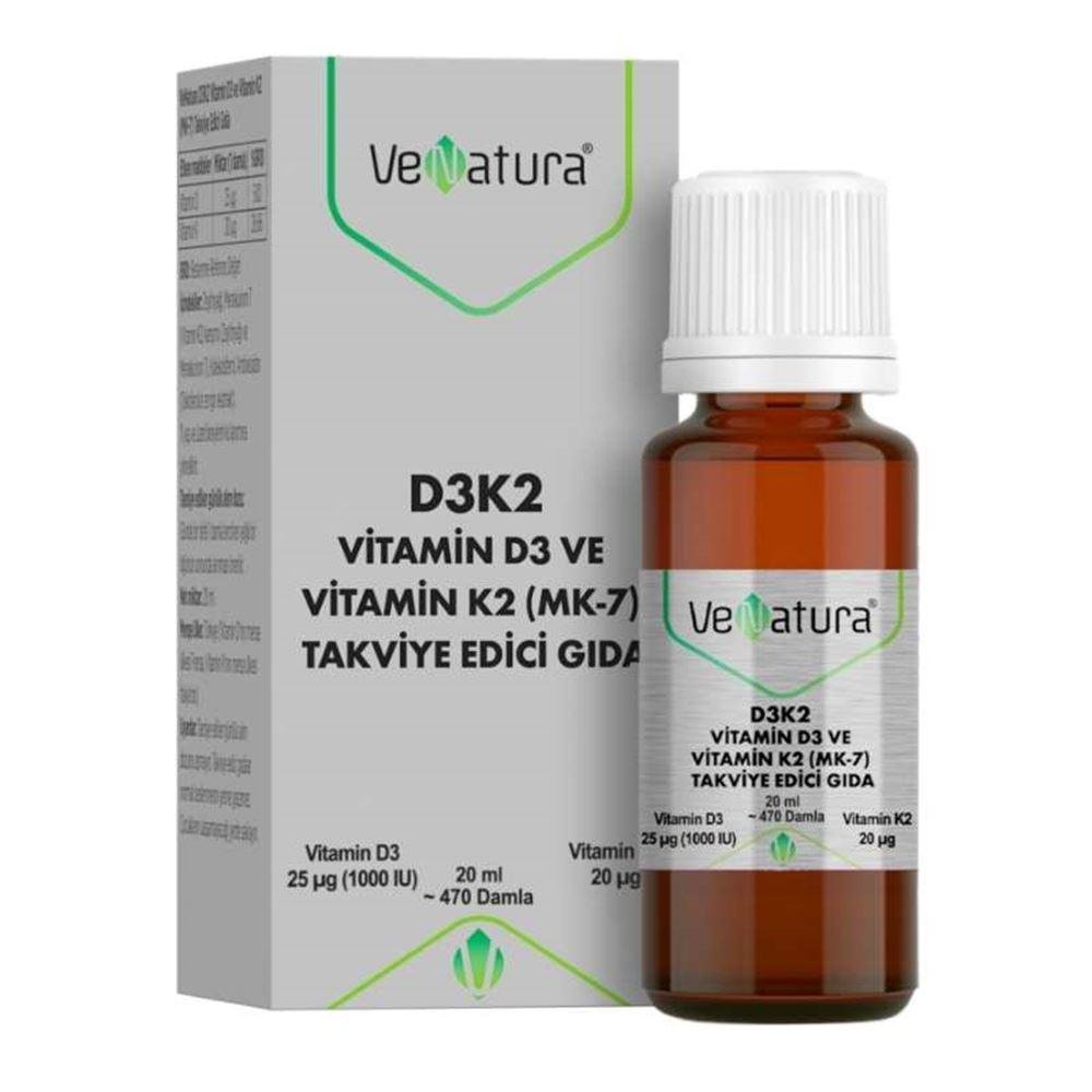 Venatura Vitamin D3 Ve Menakinon-7