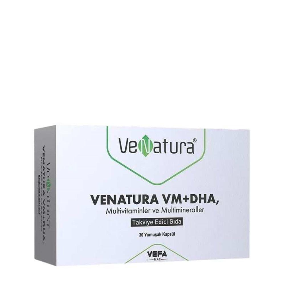 Venatura VM+DHA Multivitamin ve Multimineraller 30 Yumuşak Kapsül