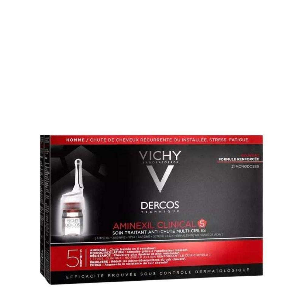 Vichy Dercos Aminexil Erkekler için Saç Dökülme Karşıtı Bakım Serumu 21*6ml
