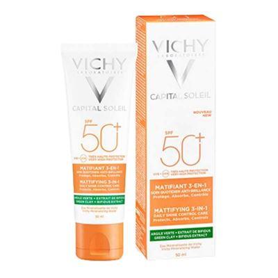 Vichy Matlaştırıcı Etki 3 In 1 Yağlı Cilt İçin  Spf 50+  50 ml