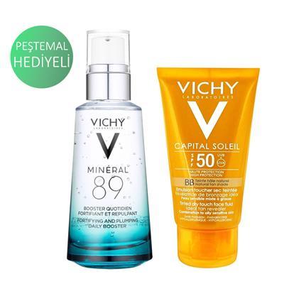 Vichy Mineral 89 Ve Karma Yağlı Cilt Spf 50+ Renkli Güneş Bakım Seti