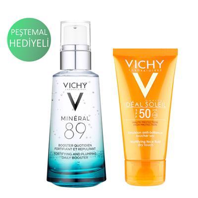 Vichy Mineral 89 Ve Karma Yağlı Cilt Spf 50+ Güneş Bakım Seti